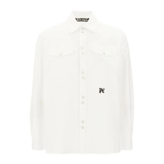 Palm Angels Uomo, Magliette, Bianco, S, new