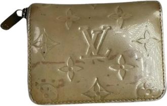 Louis Vuitton Pre-owned Vernis Leder Zippy Portemonnee - Dames - Vintage Accessoires - Beige - ONE Size - Leer - Vintage