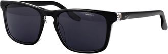 Nike Eclipse Rise Zonnebril - Heren - Zonnebrillen - Zwart - 55 MM - Accessoires