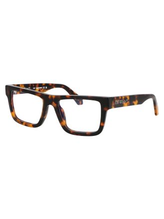 Off-white OERJ025S23PLA001 Tortoiseshell Acetate Eyeglasses - Havana