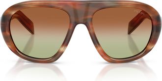 Prada 0pr C05s Oversized Aviator Sunglasses