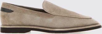 Brunello Cucinelli Mocassini in pelle scamosciata con ricamo monile