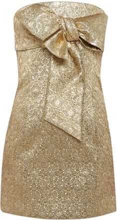 Dsquared2 Abito corto Fame Bow - Oro