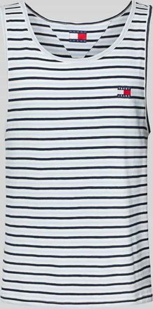 Tommy Jeans Relaxed Fit Tank Top aus reiner Baumwolle in Marine, Größe XXL