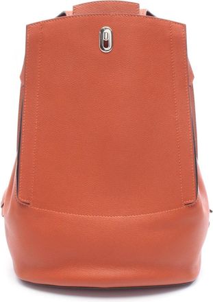 Herm&egrave;s Brown Leather Backpack (Pre-Owned)