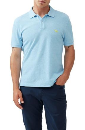 Rodd & Gunn Gunn Piqu&eacute; Sports Fit Cotton Polo in Surf at Nordstrom, Size Xxx-Large