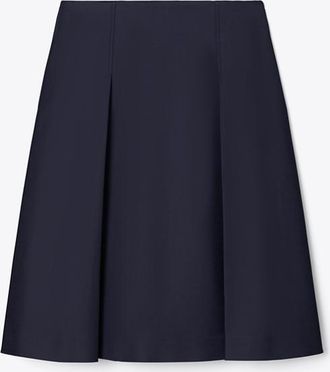 Tory Burch Womens Pleated Twill Skirt, size 10