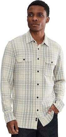 Faherty Legend Sweater Shirt Mens Clothing Cloud Ridge Plaid : LG, Viscose/Polyester/Elastane