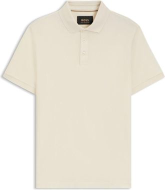 BOSS Regular-fit polo shirt in mercerized cotton