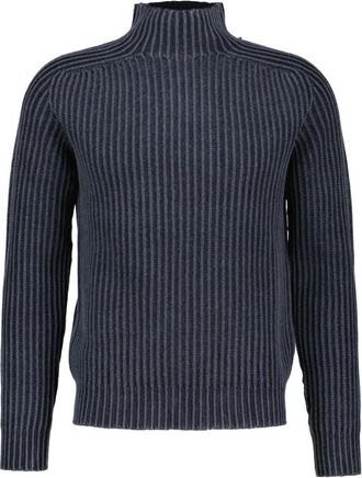 04651/ 3Kn 2603B26 Turtleneck - Heren - Coltruien - Blauw - L - Truien & Vesten