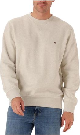 Tommy Hilfiger Heren, Sweatshirts & Hoodies, Beige, Maat: XL Fleece