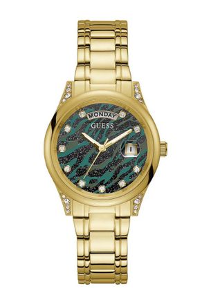 Guess Womens GW0047L3 Ladies Aura Watch - Gold - One Size