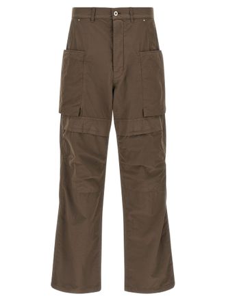 Rick Owens Cotton Cargo Mens Pants