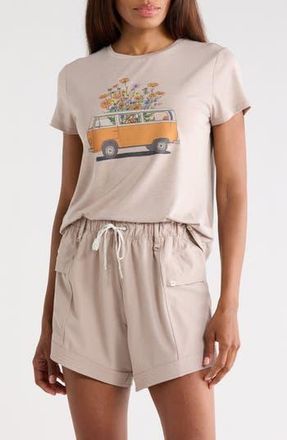 Marika Monica Graphic T-Shirt in Heahter Atmosphere Floral at Nordstrom Rack, Size Medium