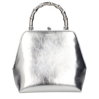 Jil Sander Gray Leather Womens Handbag