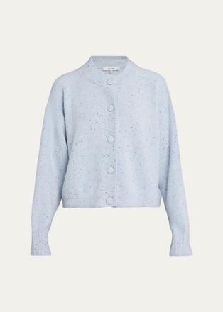 Frame Denim The Lightweight Cashmere Crewneck Cardigan