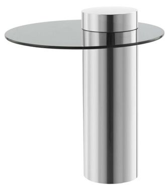Alpha Collection Beistelltisch Lake - Silber/Grau