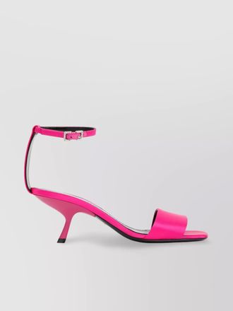 Sergio Rossi satin strass-embellished kitten-heel sandals