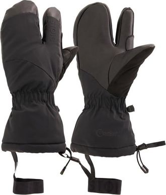 Stoic MountainWool NalluSt. Pro 3 Finger Handschuhe - Unisex | schwarz/grau