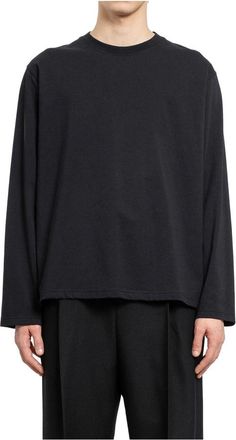 Stockholm Surfboard Club Long Sleeve T-Shirts, male, Black, XL, Black Round Neck Long Sleeve Tee