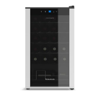 Taurus Chanson 24 Nevera De Vino Termoel&eacute;ctrico Independiente Negro, Plata 24 Botella(s)