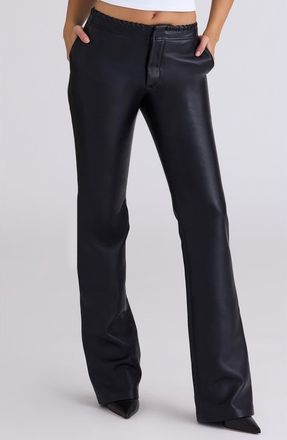 House of CB Adara Faux Leather Pants in Black at Nordstrom, Size X-Large