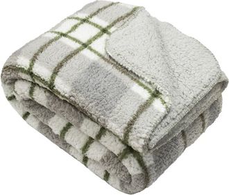 Sutton Home Fashions Dnu Sutton Home Mantolok Printed Sherpa Throw