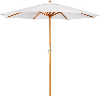Sklum Sombrilla &Oslash;290 Cm En Tela Y Madera Cretas Sklum