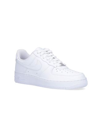 Nike Leather Low-Top Sneaker - White