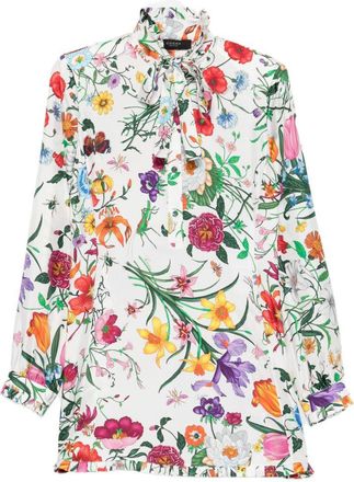 Gucci Printed Silk Mini Dress