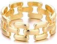 Adornia Grid Pattern Ring in Gold at Nordstrom Rack, Size 7