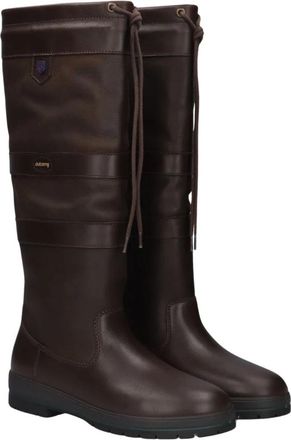 Dubarry Galway High Boot - Dames - Hoge Laarzen - Bruin - 43 EU - Leer - Schoenen
