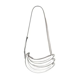 Casablanca Banana Shoulder Bag Silver