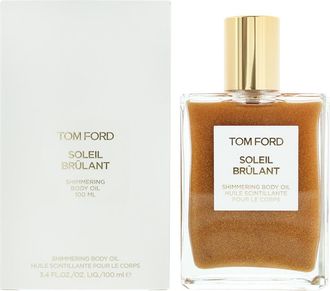 Tom Ford Womens Soleil Brulant Shimmering Body Oil 100ml - Gold - One Size