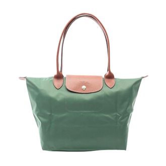 Longchamp Le Pliage Original M Tote Bag Canvas Leather