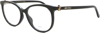 Jimmy Choo London Ladies Black Square Eyeglass Frames JC309 0DXF00