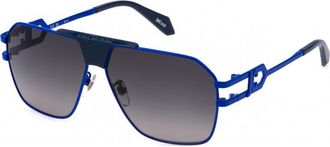 Just Cavalli Womens SJC094 61 01HR Sunglasses - Blue - One Size