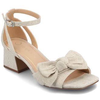 Journee Collection Women & apos;s Zevi Medium and Wide Width Dress Sandals