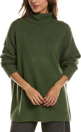 Fort&eacute; Cashmere Luxe Mock Neck 100% Cashmere Sweater
