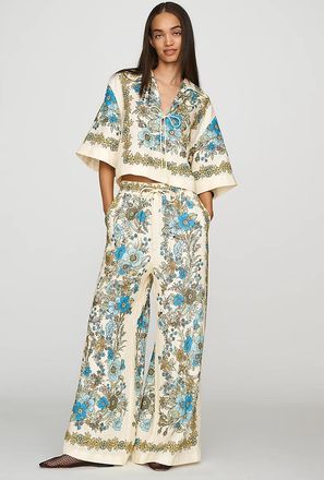 Alemais Sophia Linen Wide-Leg Pants