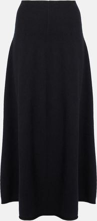 Extreme Cashmere Gonna lunga N°388 Ease in misto cashmere