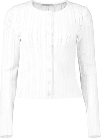 Adam Lippes Faye buttoned cardigan - women - Cotton - M - Neutrals