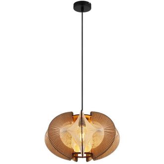 Nowa Globo - l&aacute;mpara colgante - SAKURA - natural - yute - &Oslash; 44cm - E27