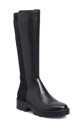 B&oslash;rn Caraway Knee High Boot in Black Leather at Nordstrom Rack, Size 7