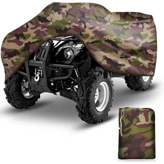 OEM Funda Para Coche, Funda Para Quad Atv, Funda Para Exteriores, Resistente Al Invierno, Al Polvo Y A La Lluvia, Protecci&oacute;n Uv 190t, Talla Xxxl (256 X 11
