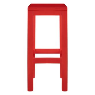 Really Nice Things Set 2 taburetes lacados pino 75cm Rojo Llama