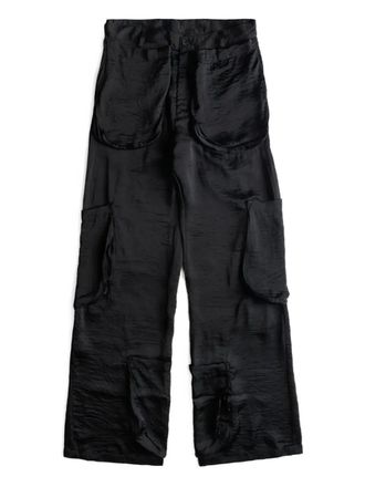 Edward Cuming Pantaloni a gamba ampia - Nero