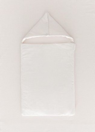 Mango Sacco passeggino cotone mini quadri marrone medio - Home - Taglia unica - MANGO HOME