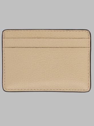Michael Michael Kors Leather Card Case - Beige