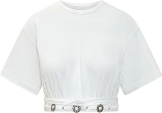 Pinko T-Shirts - Dames - T-shirts - Wit - L - Tops